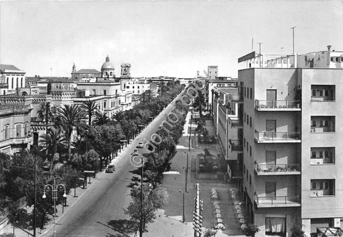 Cartolina Lecce Viale Gallipoli 1960