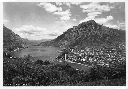 Cartolina Lecco panorama