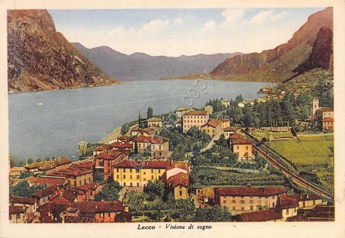 Cartolina Lecco Panorama anni '20