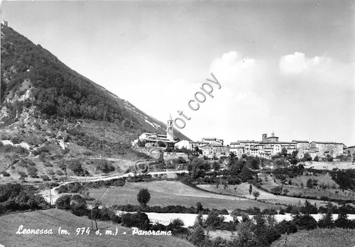 Cartolina Leonessa Panorama 1964