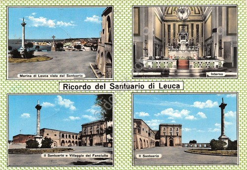 Cartolina Leuca Santuario 1964 vedute (Lecce)