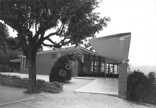 Cartolina Levico Terme Stabilimento Salus Bagni Termali 1965
