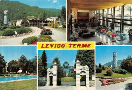 Cartolina Levico Terme vedute varie (Trento)