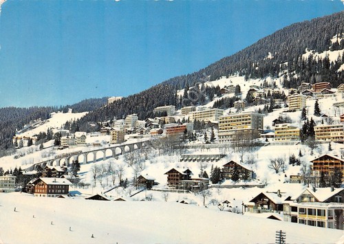 Cartolina Leysin view panorama 1969