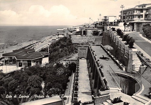 Cartolina Lido di Lavinio veduta da Villa Lampis 1970