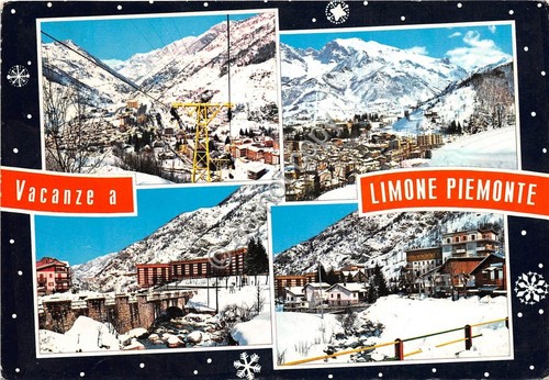 Cartolina Limone Piemonte Vedutine 1966 (Cuneo)