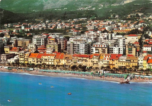 Cartolina Loano Panorama aereo 1968