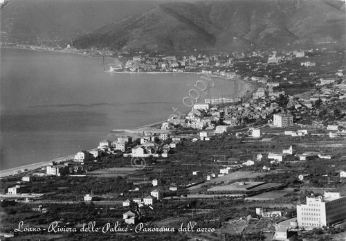 Cartolina Loano Panorama aereo