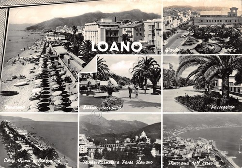 Cartolina Loano vedute 1963 (Savona)