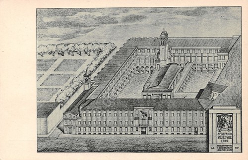 Cartolina Lodi Seminario Vescovile Progetto Arch. Pasquè