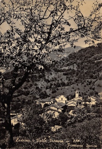 Cartolina Lodrino Frazione Invica Val Trompia panorama