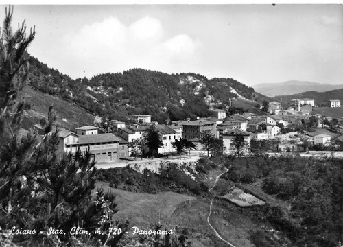Cartolina Loiano Panorama anni '50 (Bologna)