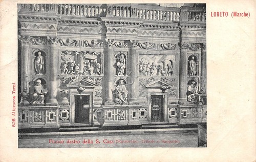 Cartolina Loreto Fianco destro della Santa Casa Alterocca Terni '900 …