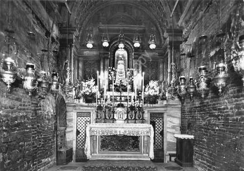 Cartolina Loreto Interno della Santa Casa