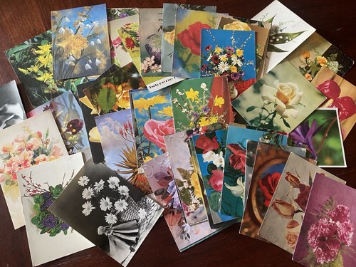 Cartolina lotto di oltre 100 pezzi a tematica fiori