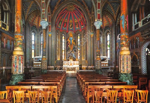 Cartolina Lovere Interno Santuario Sante Bartolomea Capitanio Vincenza Gerosa