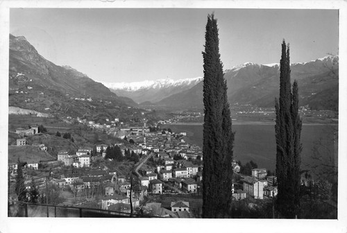 Cartolina Lovere Lago d'Iseo Panorama (Bergamo)