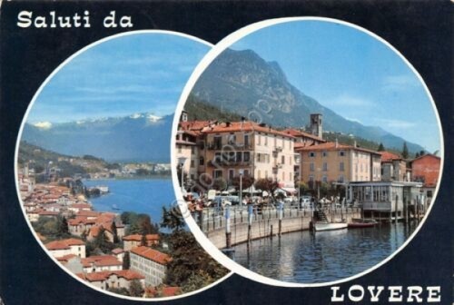 Cartolina Lovere vedute 1969 (Bergamo)