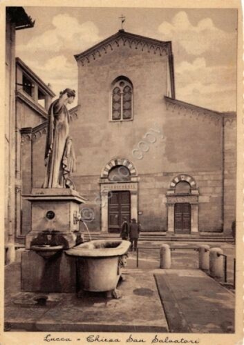 Cartolina Lucca Chiesa San Salvatore Animata