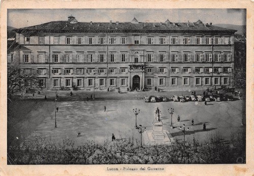 Cartolina Lucca Palazzo del Governo 1943