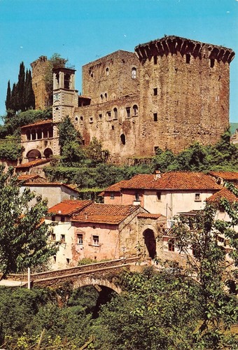 Cartolina Lunigiana Fivizzano Castello della Verrucola