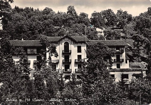 Cartolina Lurisia Albergo Radium 1957