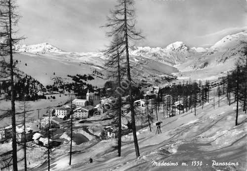 Cartolina Madesimo Panorama 1959
