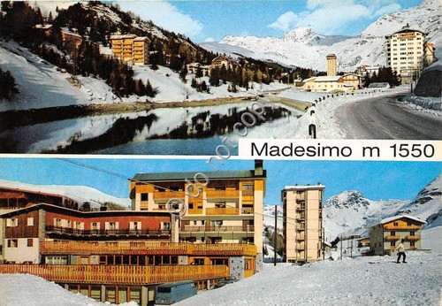 Cartolina Madesimo Panorama vedutine 1969