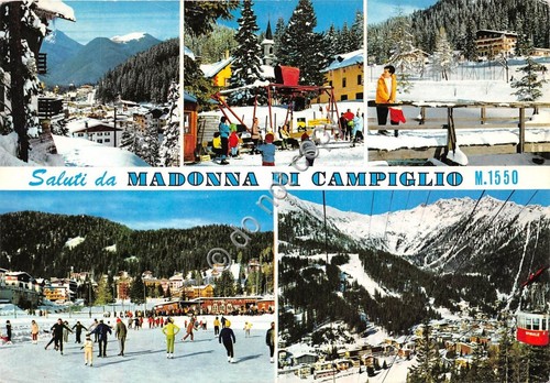 Cartolina Madonna di Campiglio vedutine