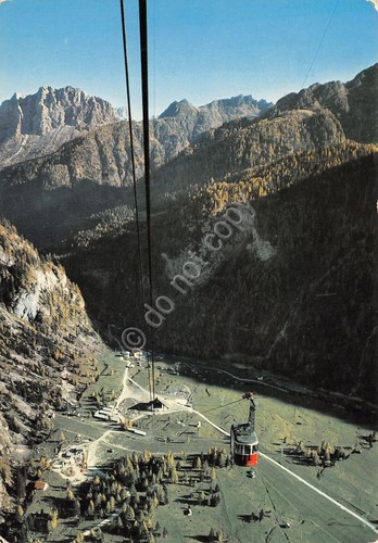 Cartolina Malga Ciapela da Funivia Marmolada verso Sasso Bianco 1972 …