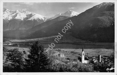 Cartolina Malles panorama 1954