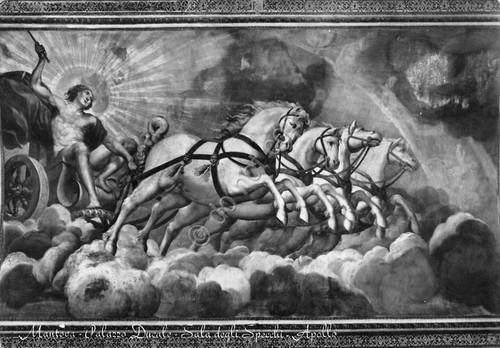 Cartolina Mantova Palazzo Ducale Sala degli Specchi Apollo