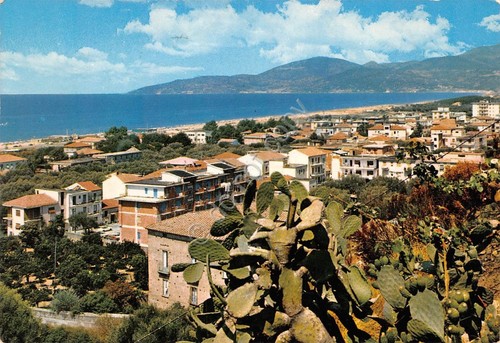 Cartolina Marina di Ascea panorama 1974