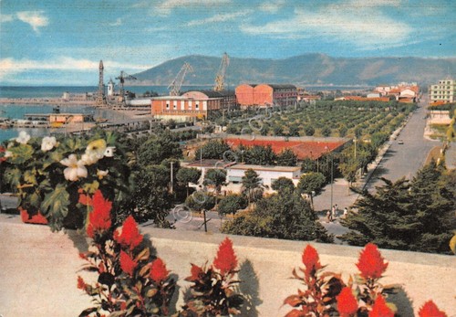Cartolina Marina di Carrara panorama 1967 (Massa)