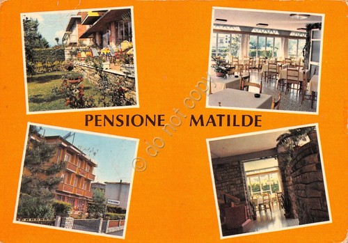 Cartolina Marina di Massa Pensione Matilde vedute