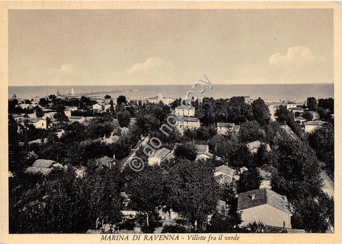 Cartolina Marina di Ravenna Villette
