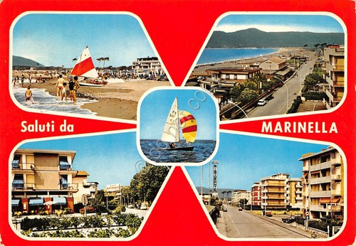 Cartolina Marinella vedute 1978 (La Spezia)