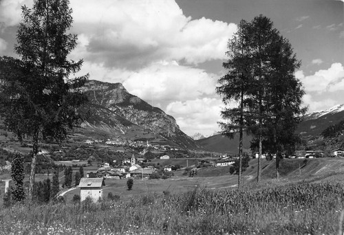 Cartolina Masi di Cavalese panorama 1956