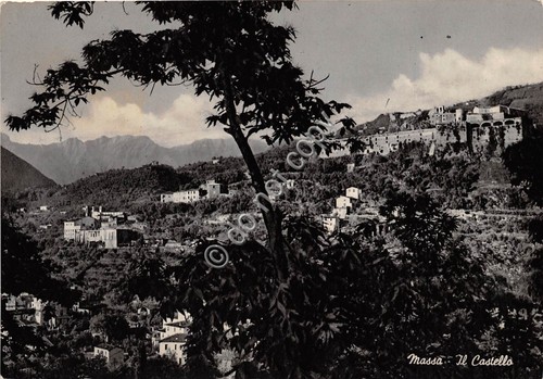 Cartolina Massa il Castello 1954