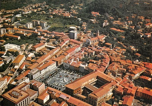Cartolina Massa Panorama aereo 1976