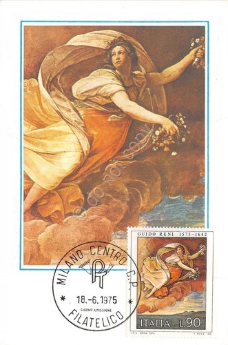 Cartolina Maximum - Guido Reni - 1975 - Timbro Filatelico