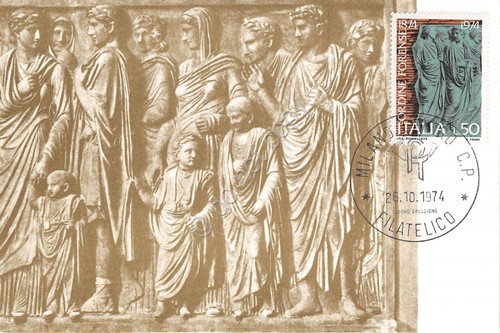 Cartolina Maximum - Ordine Forense - 1974