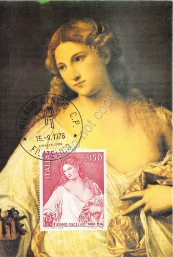 Cartolina Maximum - Tiziano Veccelio - 1976