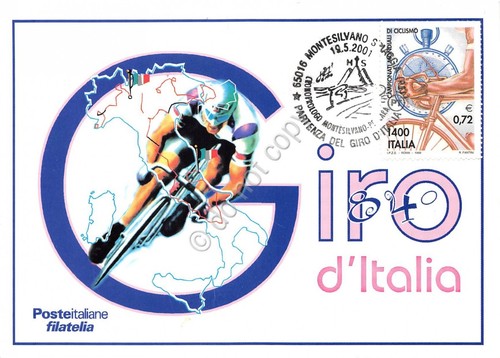 Cartolina Maximum 84° giro d'Italia 2001
