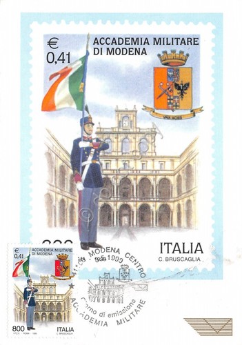 Cartolina Maximum Accademia Militare di Modena 1999