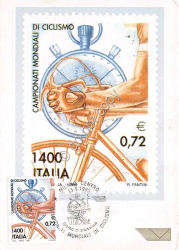 Cartolina Maximum Campionati mondiali di ciclismo Ottobre 1999