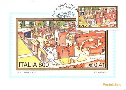 Cartolina Maximum Ercolano 2000