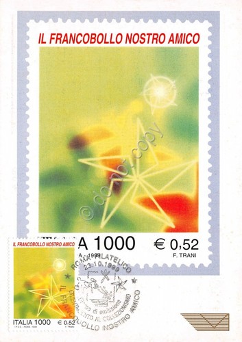 Cartolina Maximum Francobollo nostro amico ? 0.52 1999