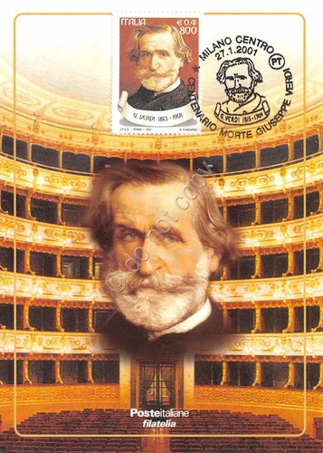 Cartolina Maximum G. Verdi Il melodramma e il teatro lirico …
