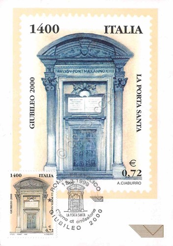 Cartolina Maximum Giubileo 2000 La Porta Santa 1999 € 0.72